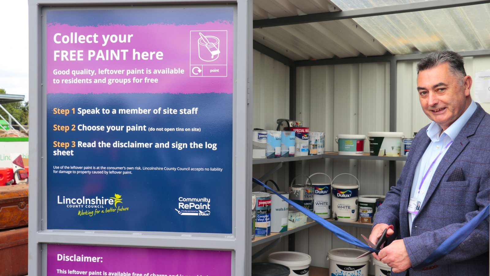 Tattershall welcomes Lincolnshire’s third free Community RePaint Store