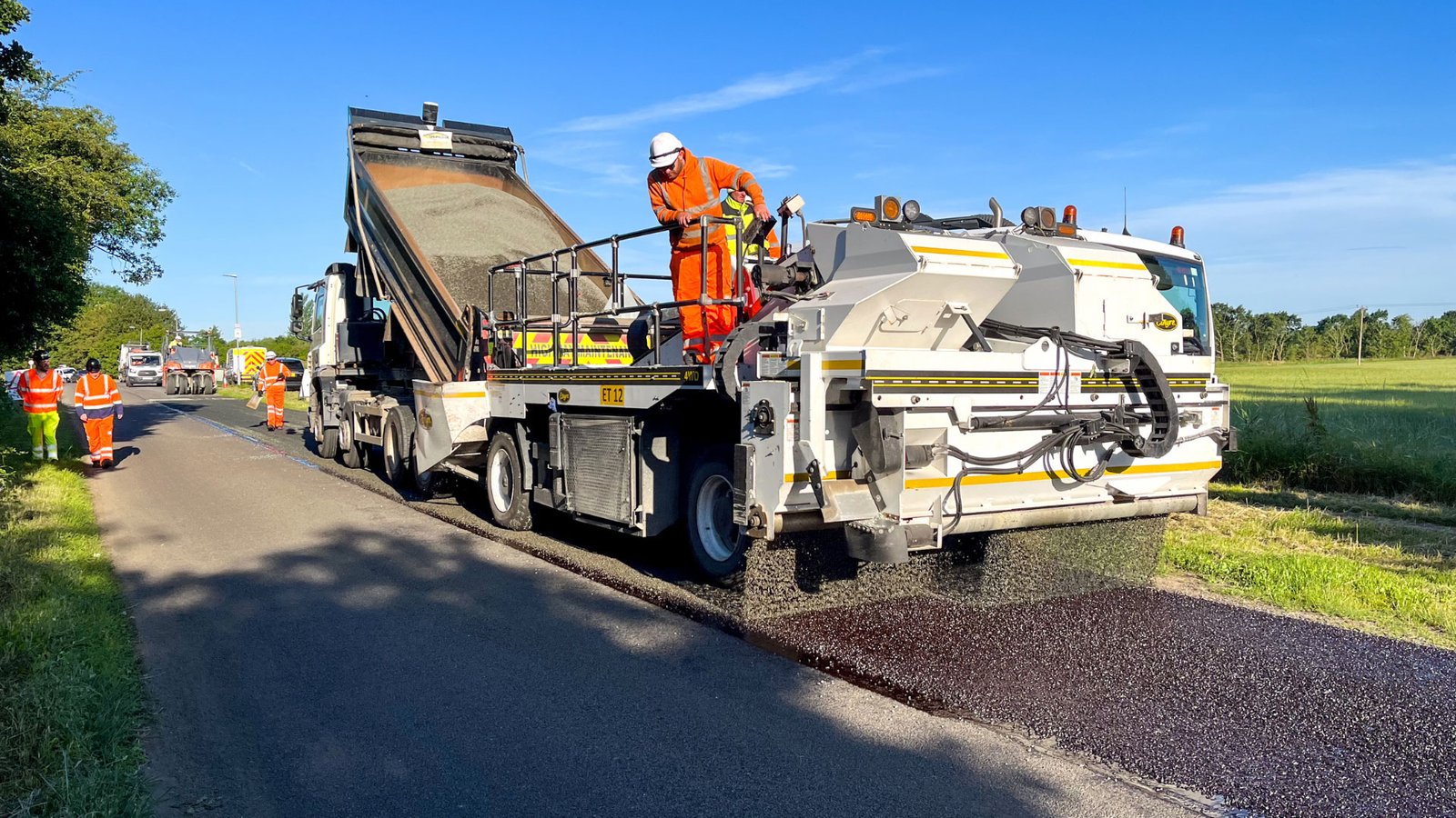A summer of resurfacing roads